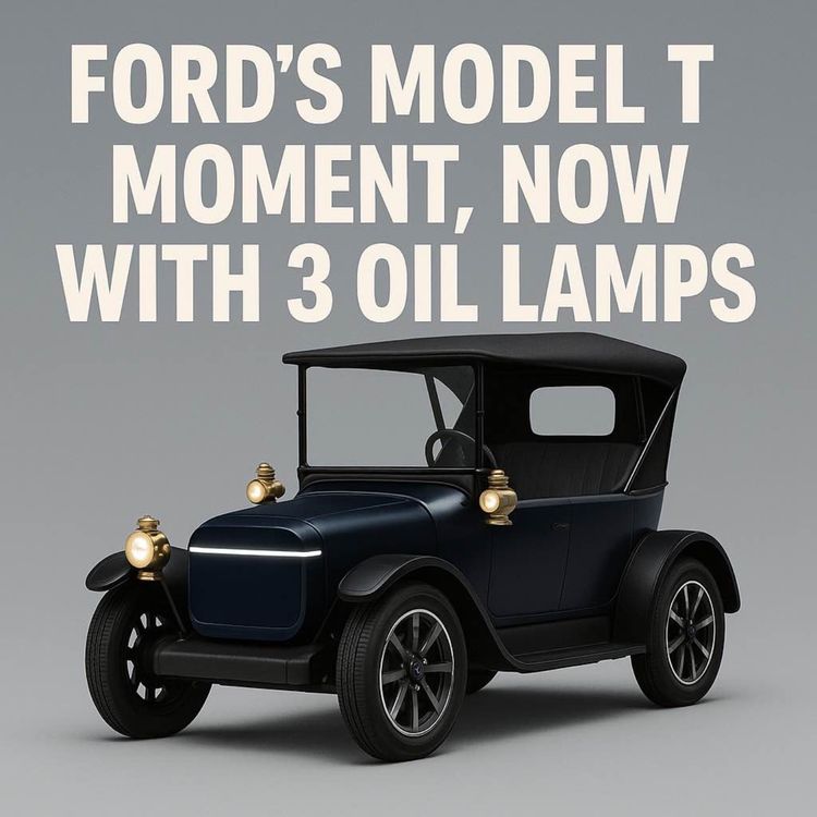 cover art for Ford’s Model T Moment, Now With 3 Oil Lamps