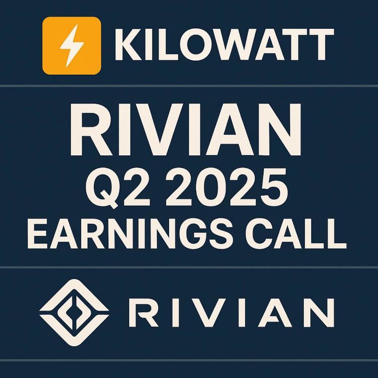 cover art for Rivian's Q2 2025 Earnings Call
