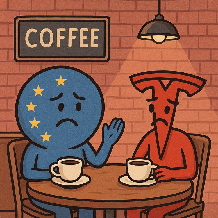 cover art for Europe to Tesla: It’s Not Me, It’s You