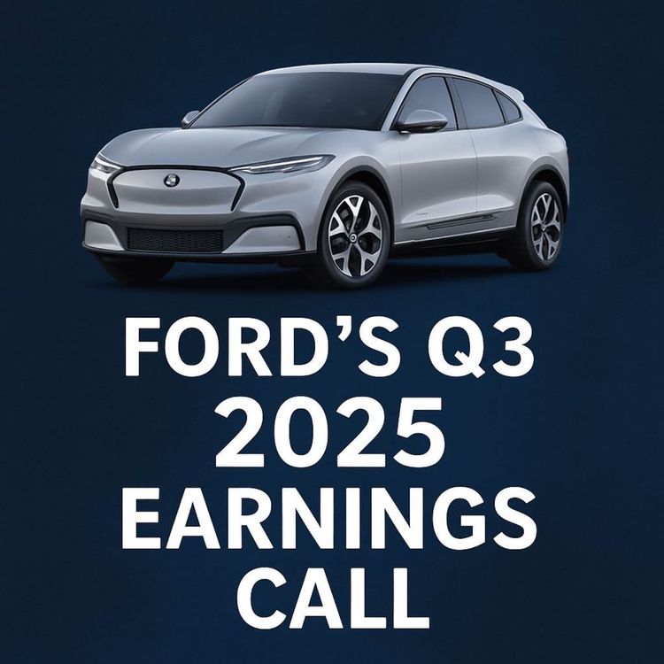 cover art for Ford's Q3 2025 Earnings Call