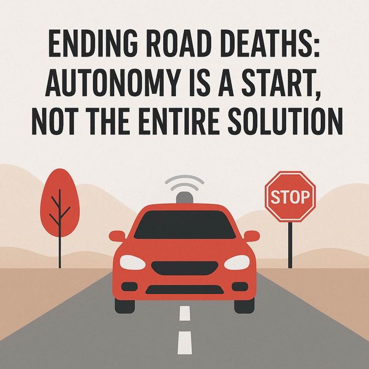 cover art for Ending Road Deaths: Autonomy Is a Start, Not the Entire Solution