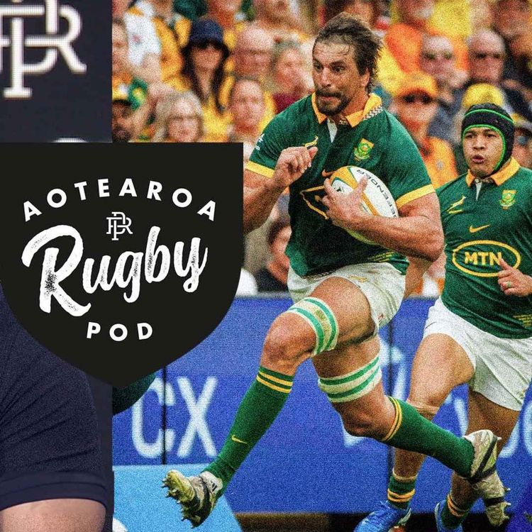 cover art for Can Springboks cement best side on the planet status if they beat All Blacks | Aotearoa Rugby Pod