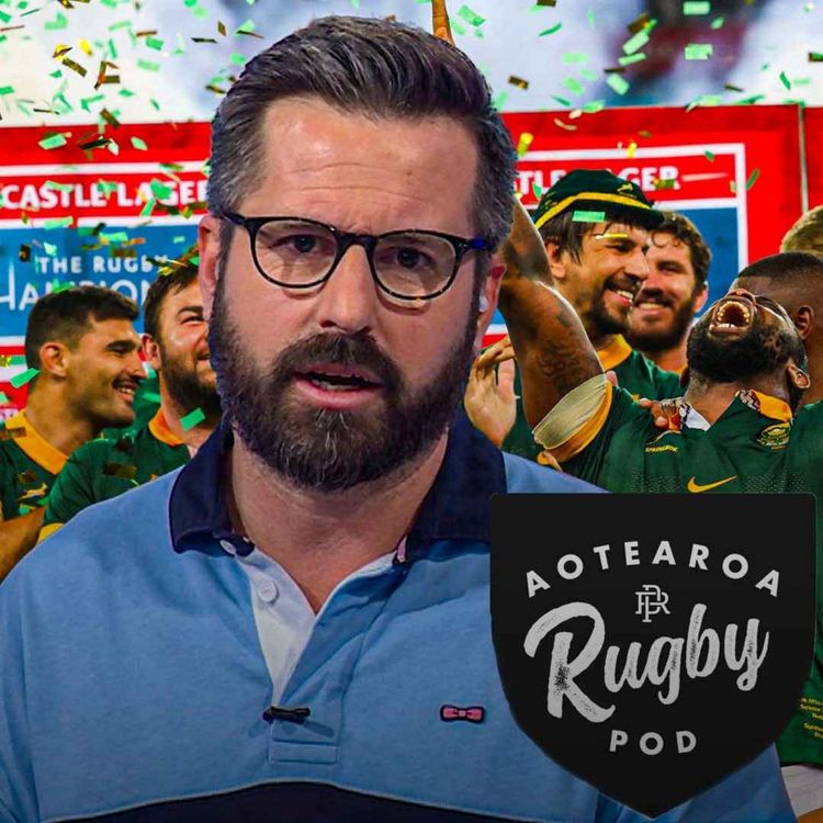 cover art for What is the REAL difference between the All Blacks and Springboks | Aotearoa Rugby Pod