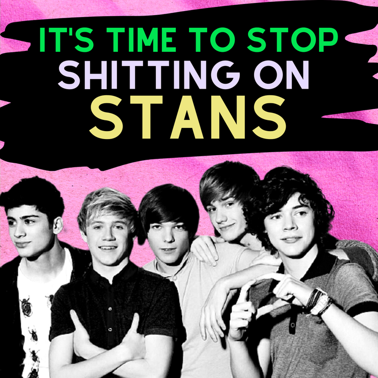 cover art for It's Time To Stop Shitting On Stans