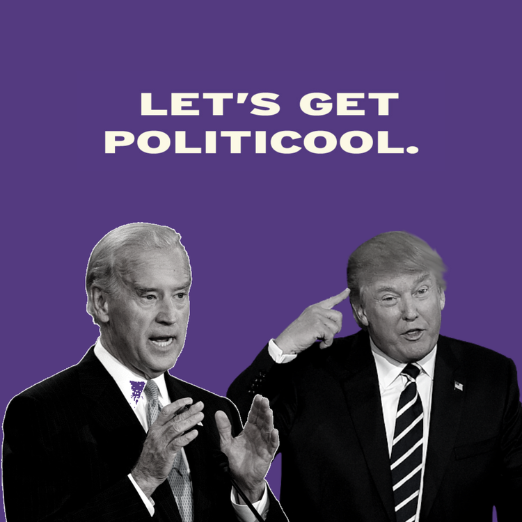 cover art for Trump Vs Biden on: Covid-19, Black Lives Matter, The LQBTQ+ Community & more!
