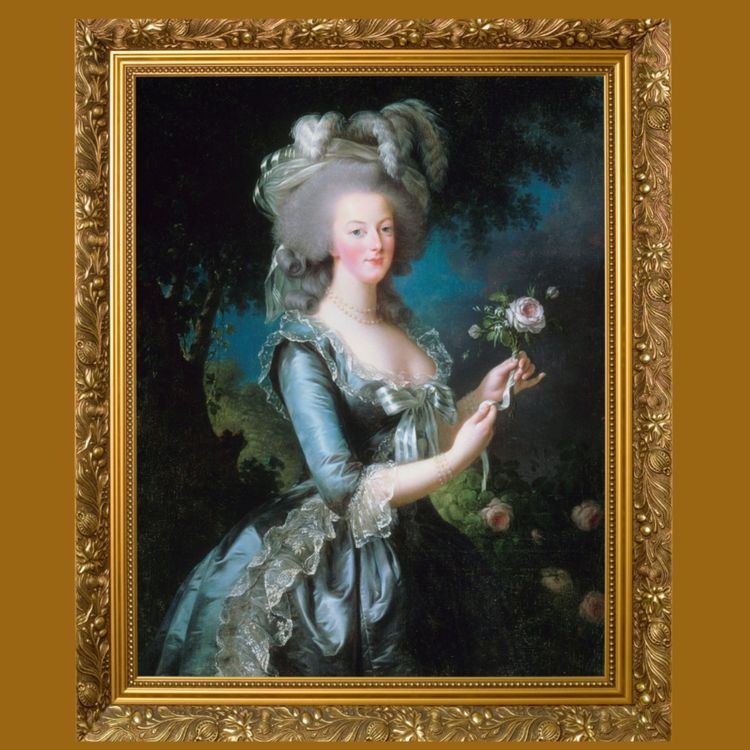 cover art for Portrait de Marie-Antoinette à la rose - Elisabeth Vigée Le Brun