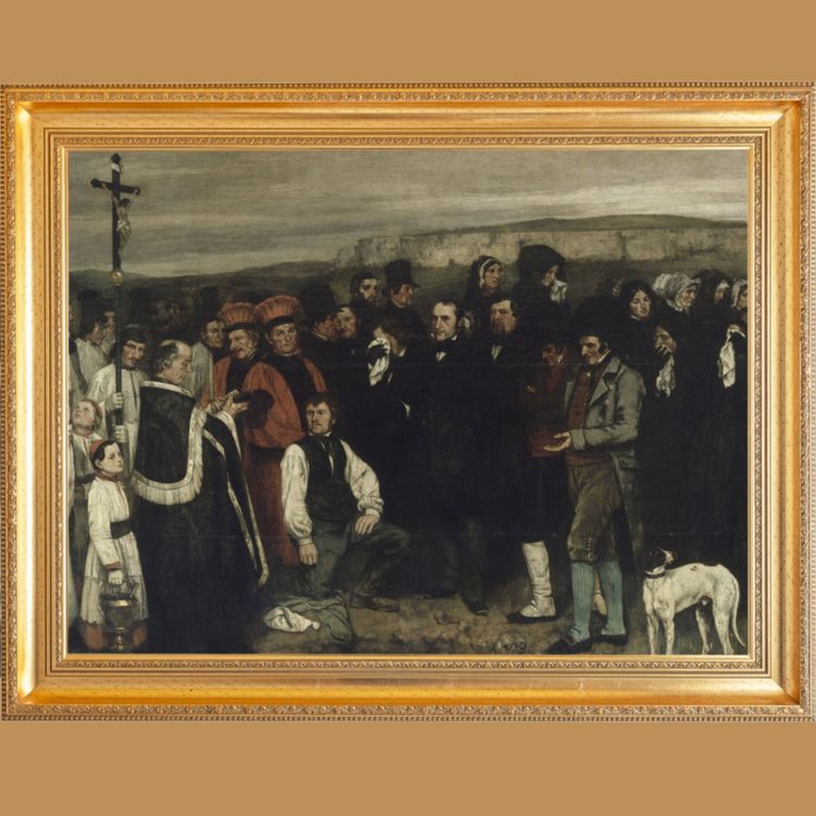 cover art for Un enterrement à Ornans - Gustave Courbet