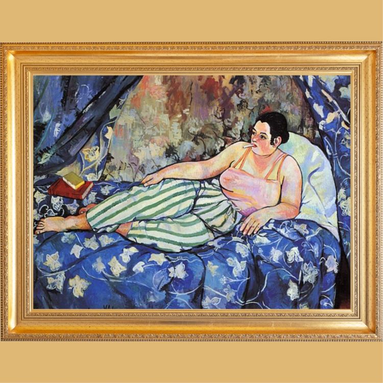 cover art for La chambre bleue - Suzanne Valadon