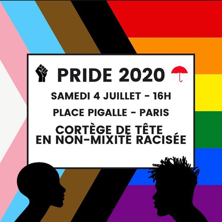 cover art for Pride 2020, nos fiertés sont politiques