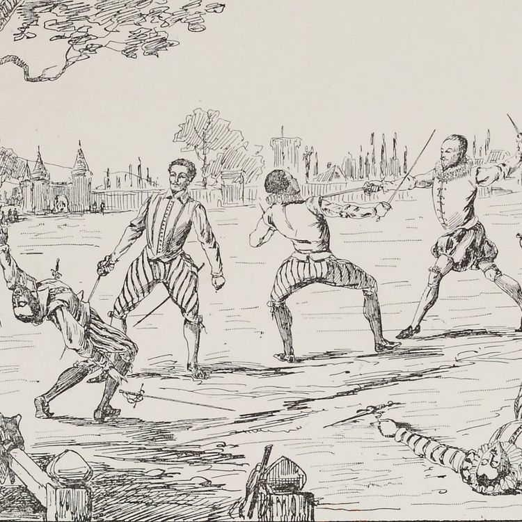 cover art for C'est arrivé le 27 avril 1578 : le duel des Mignons d'Henri III