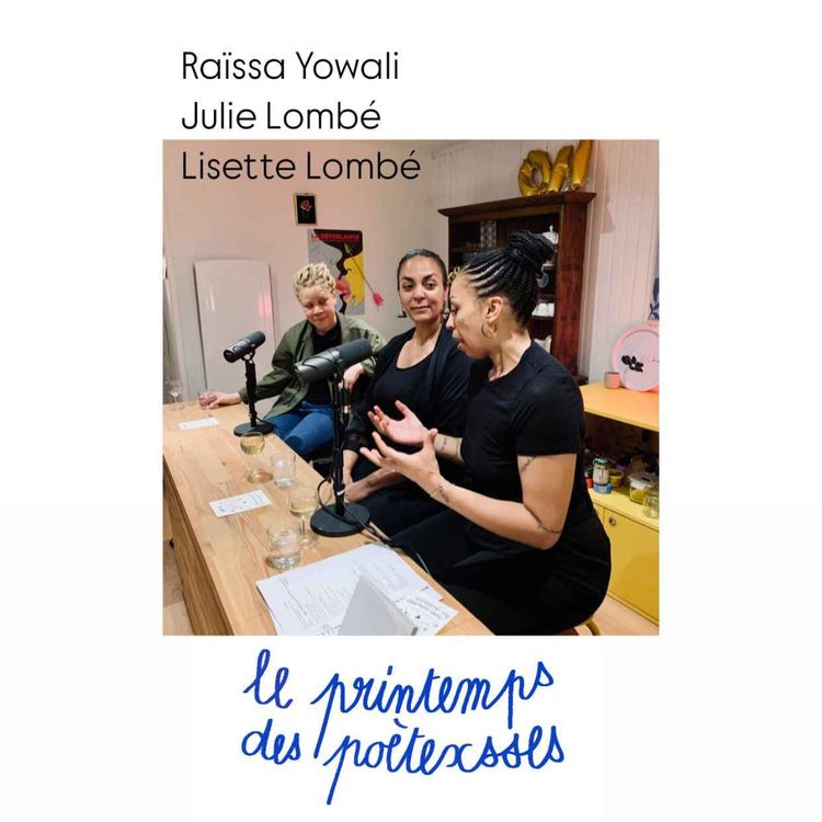 cover art for En lettres noires, en poésies avec Raïssa Yowali, Julie Lombé et Lisette Lombé