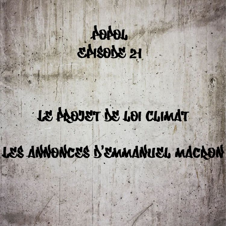 cover art for Le projet de loi "Climat et résilience" & les nouvelles annonces pour lutter contre le COVID 19