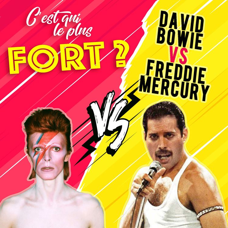 cover art for David Bowie vs Freddie Mercury : La ligue des gentlemen extraordinaires de la pop et du rock