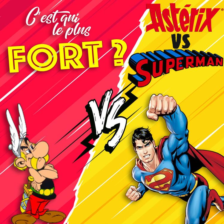 cover art for Asterix vs Superman, le comics contre la BD !