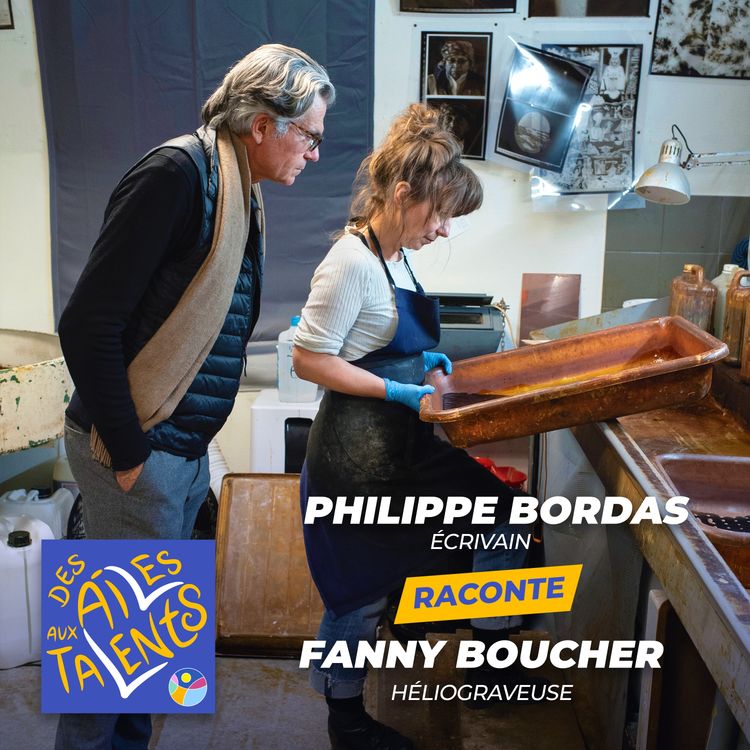 cover art for Chiffon présente Des Ailes aux talents avec Fanny Boucher par Philippe Bordas 