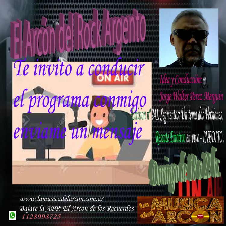 cover art for El Arcón del Rock Argento - Emisión nº 241 - 13-06-2021