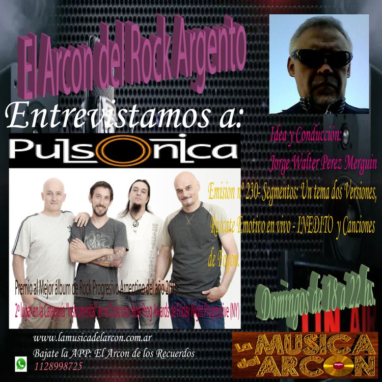 cover art for El Arcon del Rock Argento - Emision nº 230 con Pulsonica - 11/04/2021