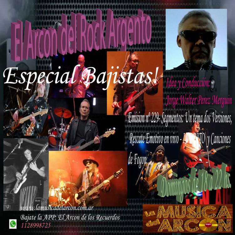 cover art for El Arcón del Rock Argento - 229 Especial bajistas - 04/04/2021