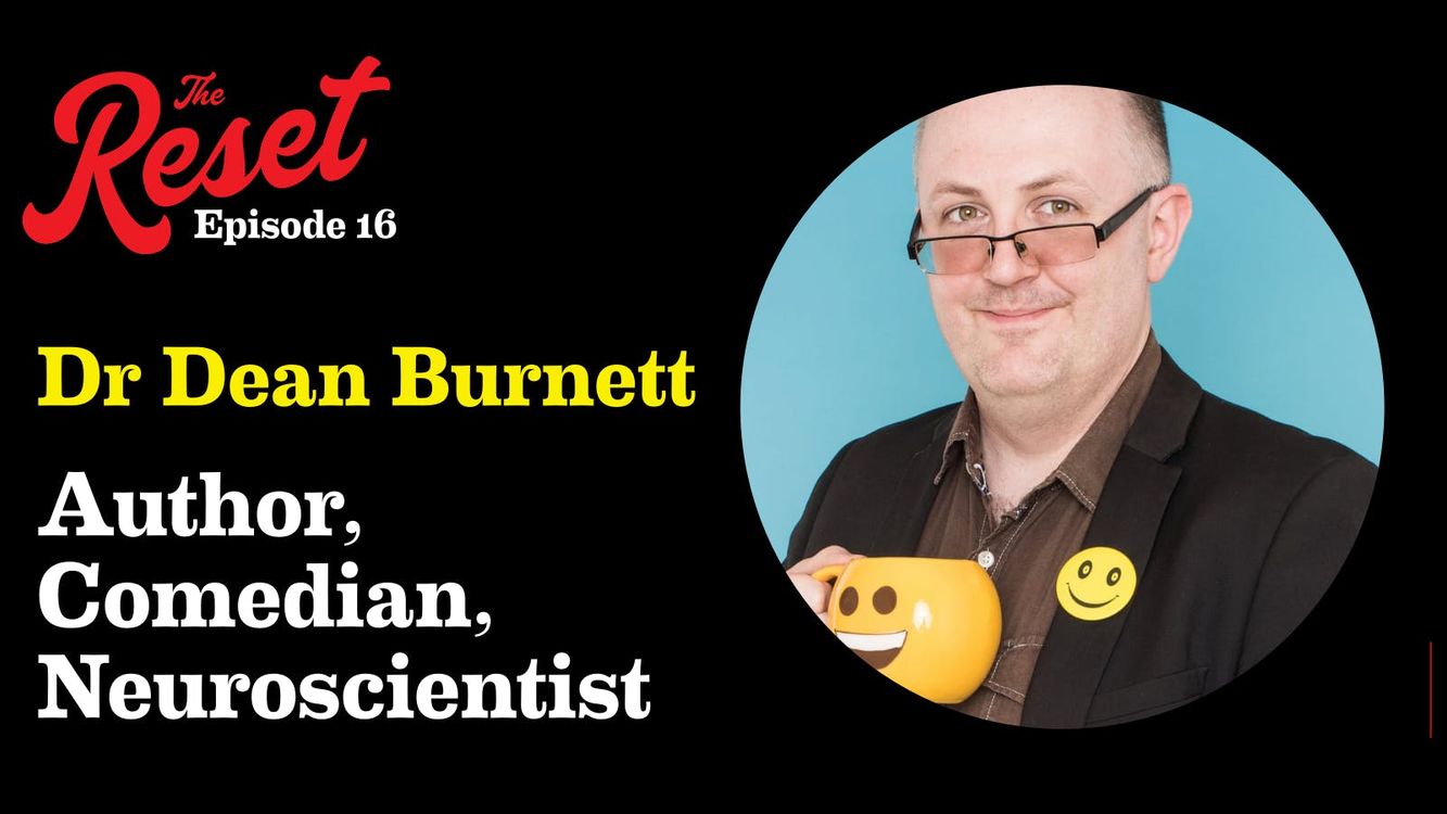 cover art for Episode 16 Dr Dean Burnett