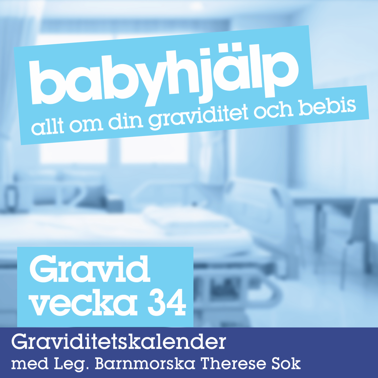 cover art for Gravid vecka 34 - barnmorskan berättar vad som händer i graviditetsvecka 34