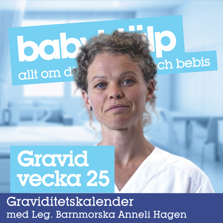 cover art for Gravid vecka 25 - barnmorskan berättar vad som händer i graviditetsvecka 25