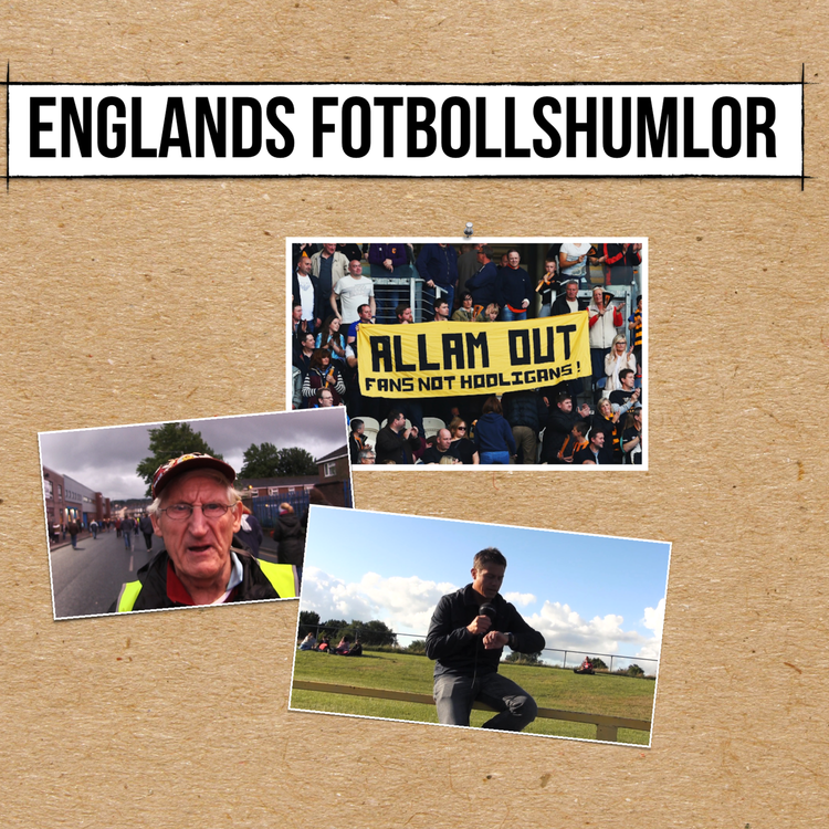 cover art for Englands fotbollshumlor