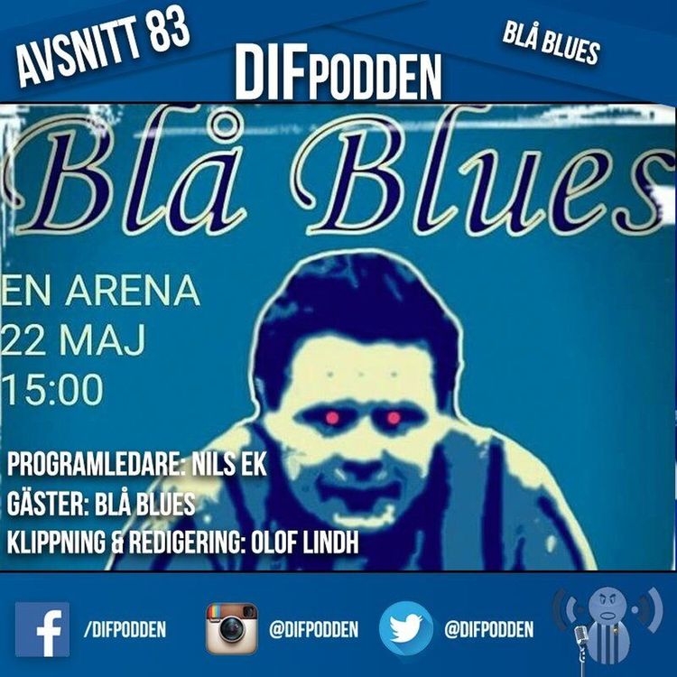 cover art for DIFpodden #83 - Blå Blues Musikspecial