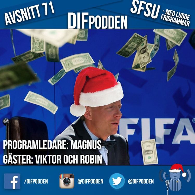 cover art for DIFpodden #71 - SFSU, Jul och JK-nytt