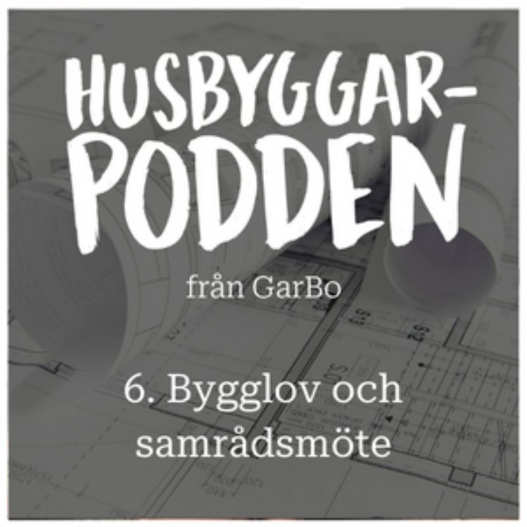 cover art for 6. Bygglov och samrådsmöte