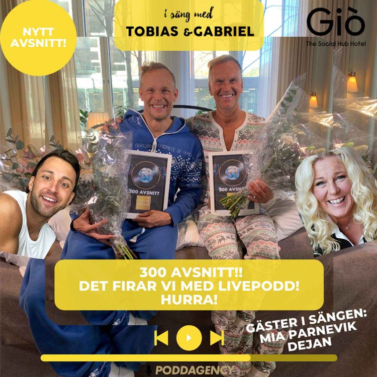cover art for 300 avsnitt!! Det firar vi med Livepodd! HURRA! 