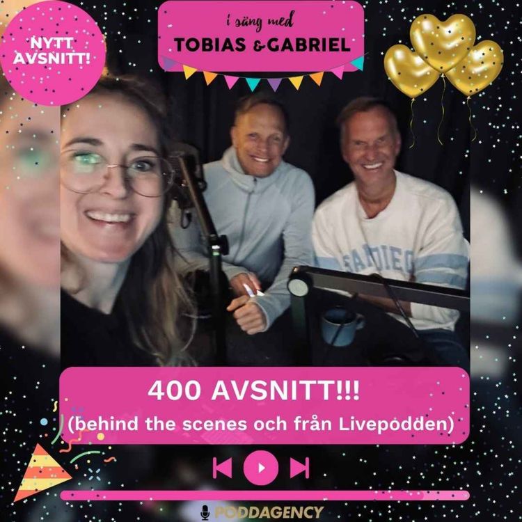 cover art for 400. AVSNITT!!! (behind the scenes och från Livepodden)