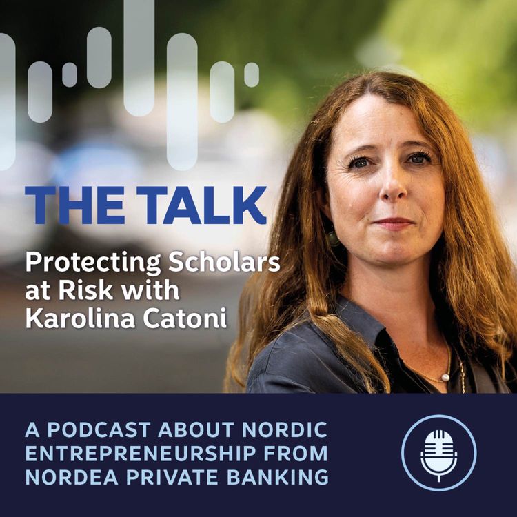 cover art for Protecting Scholars at Risk with Karolina Catoni