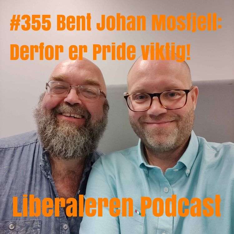 cover art for #355 Bent Johan Mosfjell: Derfor er Pride viktig!