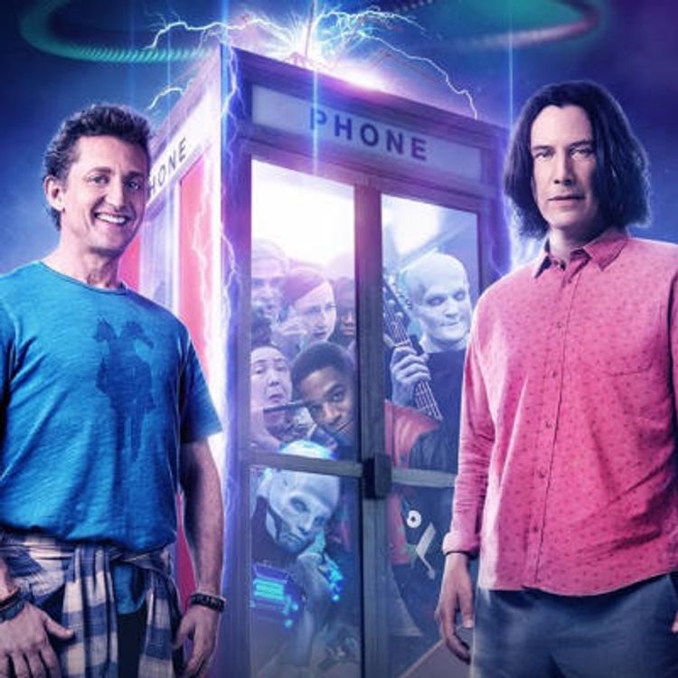 cover art for NO POPCORN #027 | BILL & TED FACE THE MUSIC (2020)