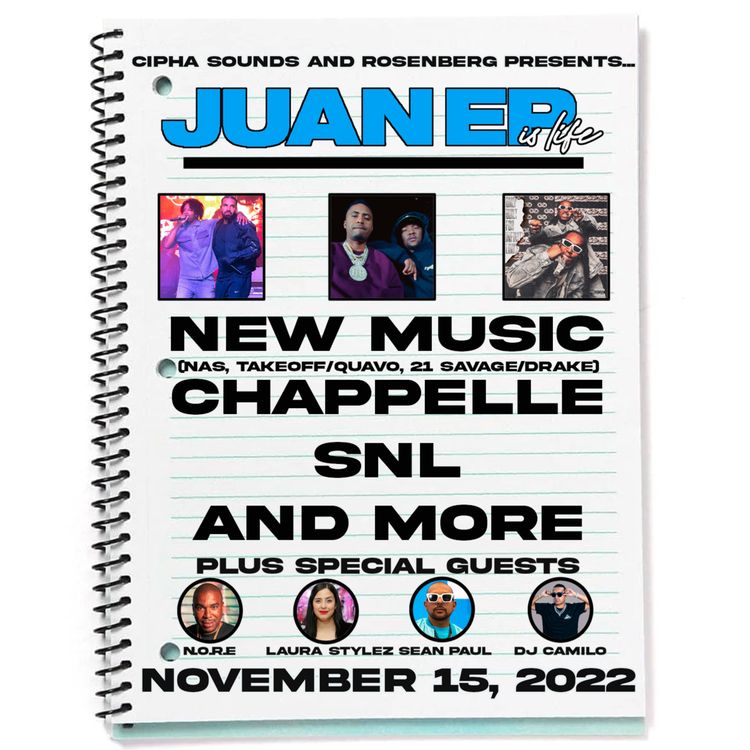 cover art for 11/15/2022: Nas Review, Sean Paul, Chappelle, and more