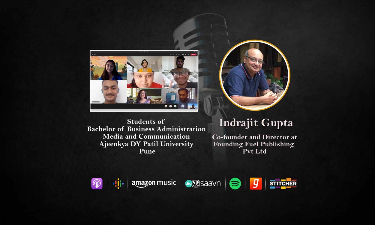 cover art for Indrajit Gupta on media entrepreneurship