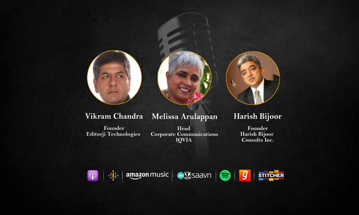 cover art for Perspective from Vikram Chandra, Melissa Arulappan and Harish Bijoor on new age communication