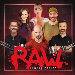 cover art for RAW comedy podden 