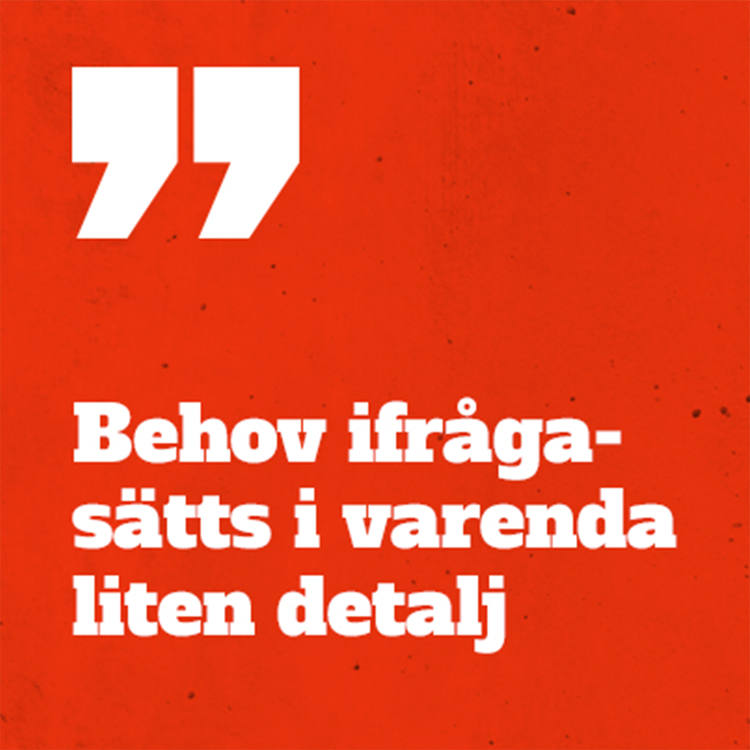 cover art for "Behov ifrågasätts i varenda liten detalj"