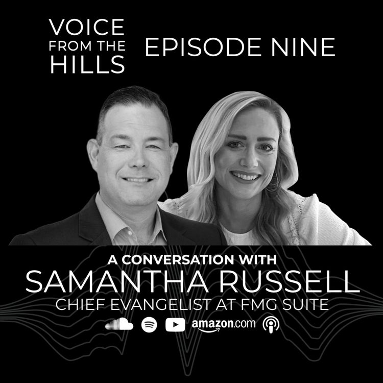 cover art for A Conversation with Samantha Russell, Chief Evangelist at FMG Suite - EP. 9