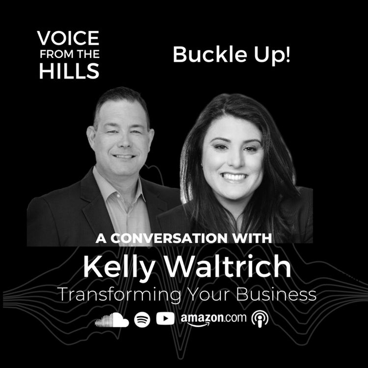 cover art for Buckle Up: A Conversation with Kelly Waltrich