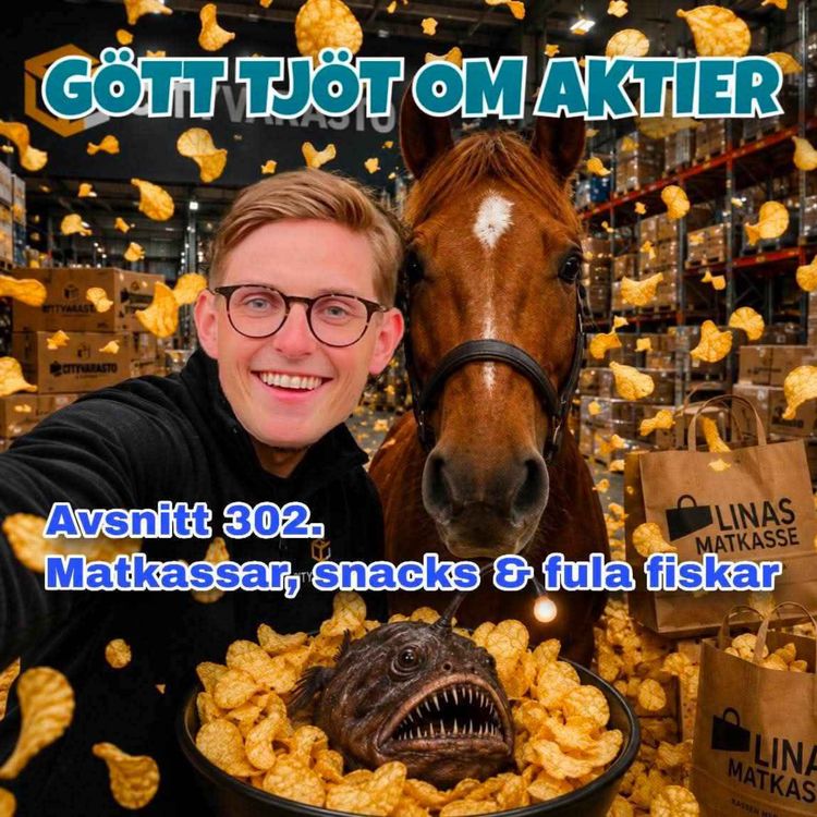 cover art for 302. Matkassar, snacks och fula fiskar