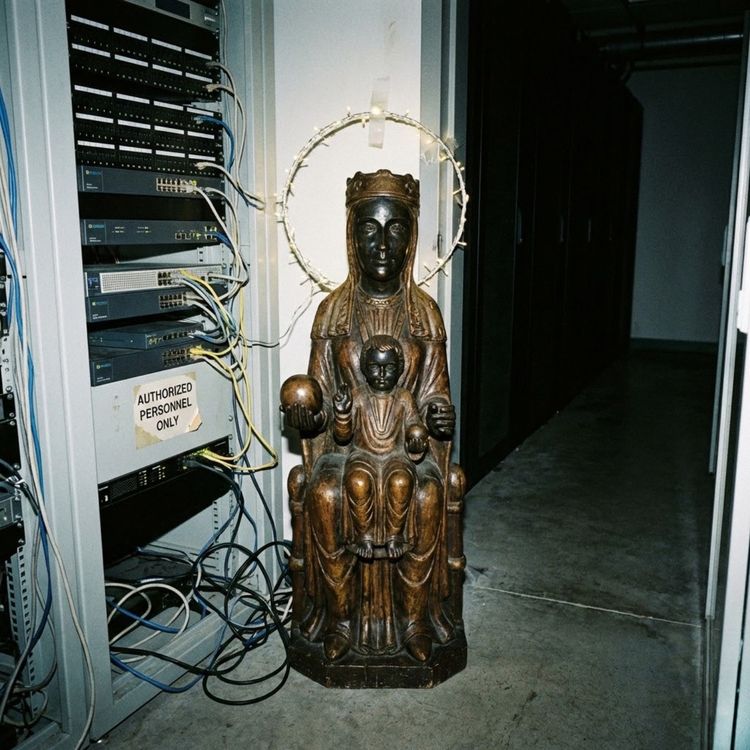 cover art for The Machines Are Praying: Moltbook, Gnosticism, & The Digital Mirror