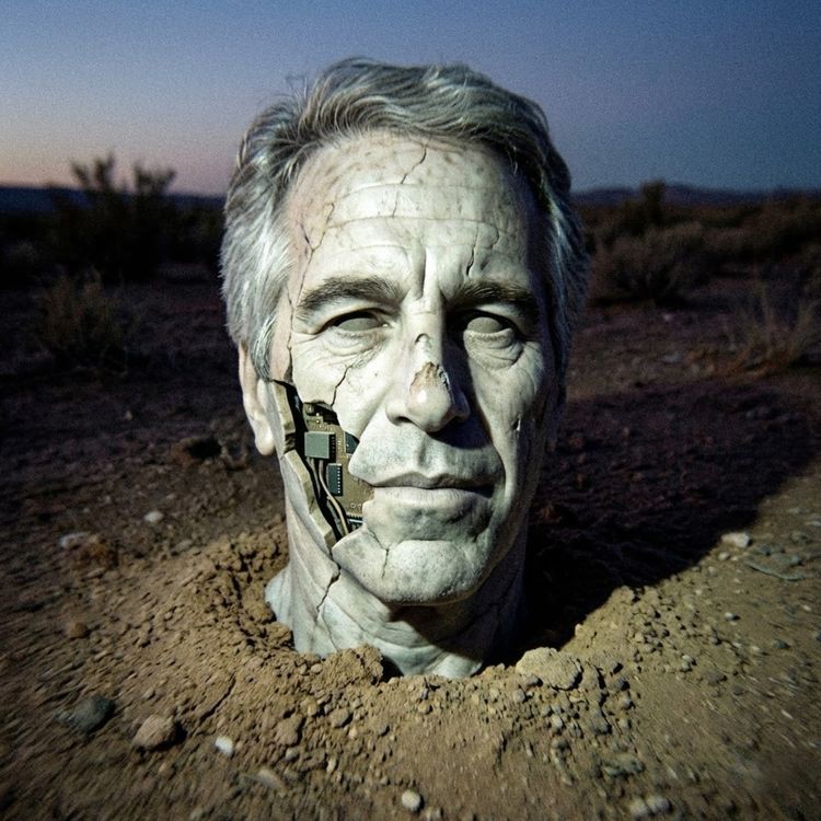 cover art for Epstein, Eugenics, and the False Gods of Silicon Valley Buried in the Dirt at Zorro Ranch