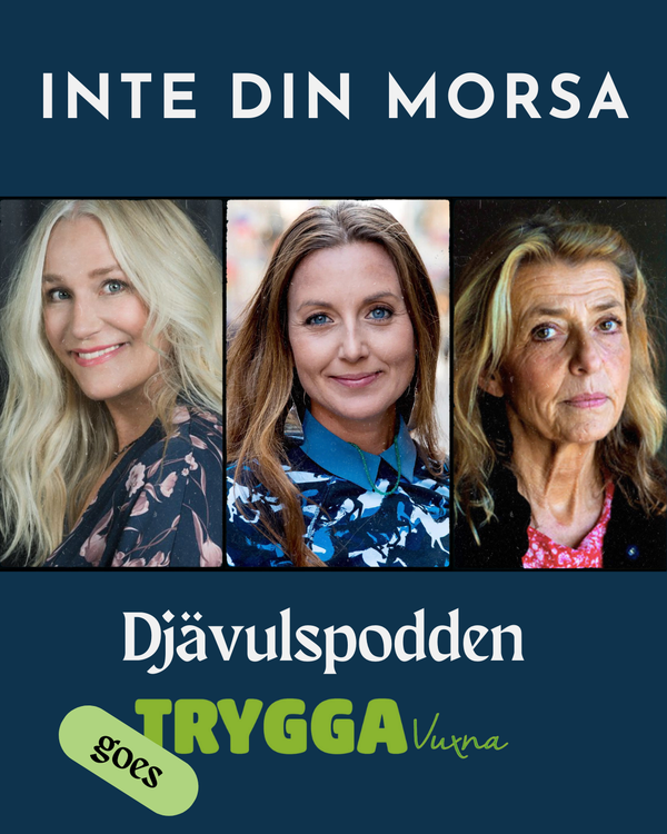 cover art for Djävulspodden gosse Trygga Vuxna