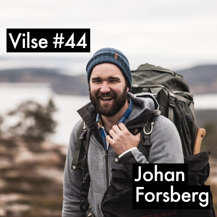 cover art for #44: Johan Forsberg, "Skippa team building sätt er framför en lägereld"