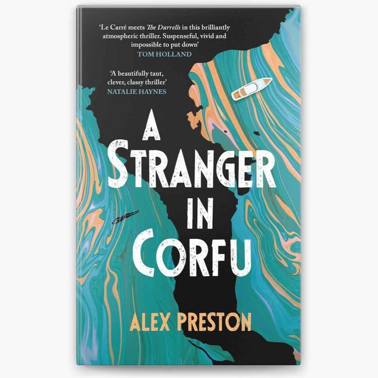 cover art for Little Atoms 986 - Alex Preston's A Stranger in Corfu