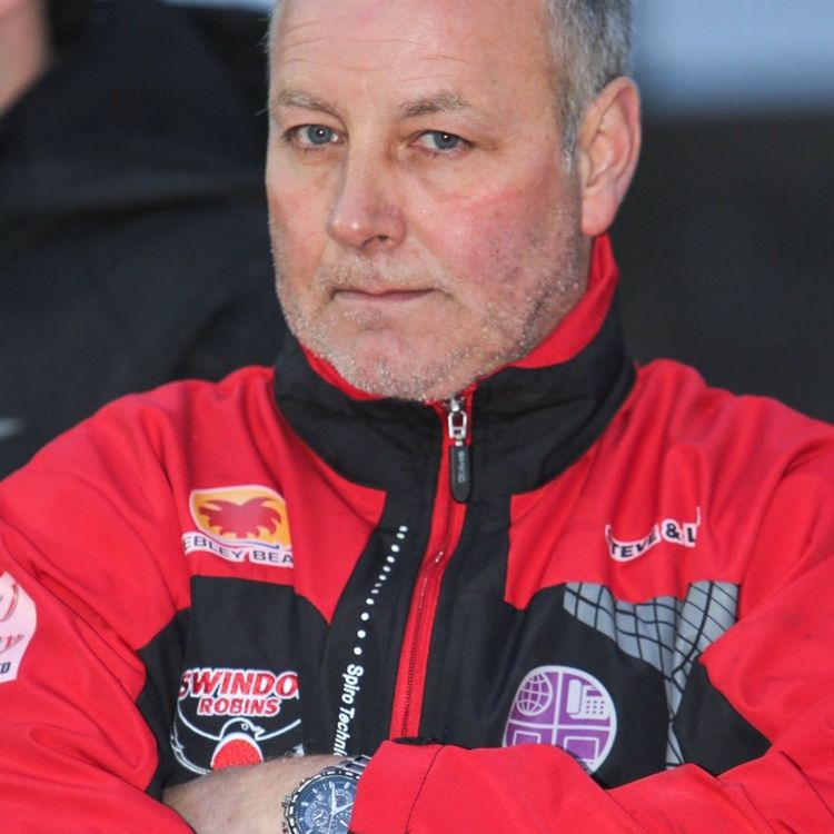 cover art for Episode Eight featuring special guest, Team GB and Swindon boss Alun Rossiter