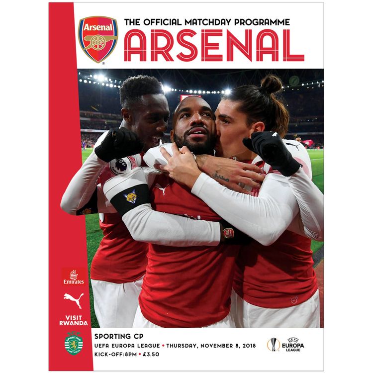 cover art for Arsenal v Sporting CP - November 8, 2018