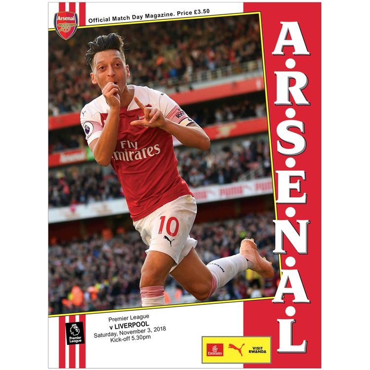 cover art for Arsenal v Liverpool - November 3, 2018